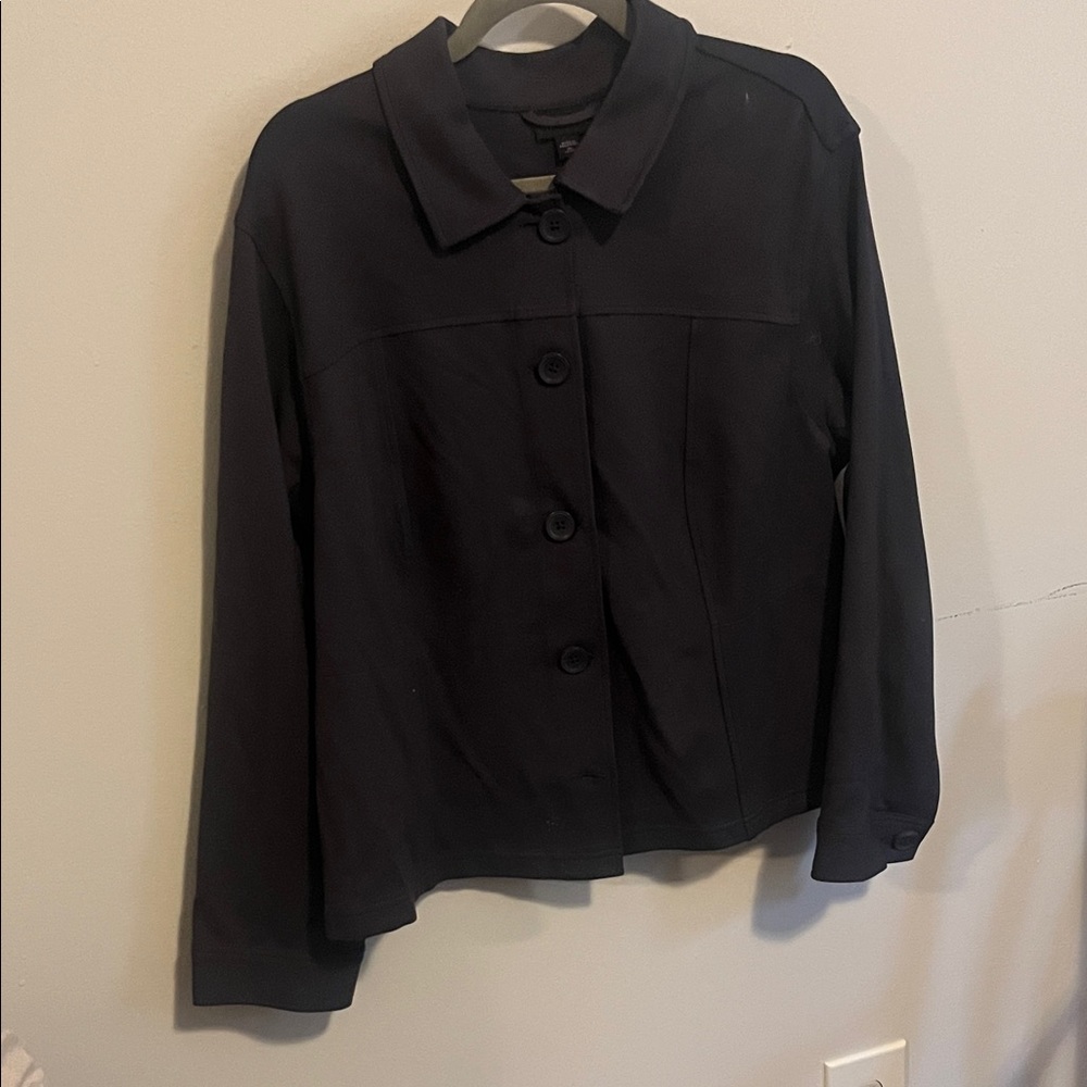 J. Jill Midnight Black Blazer